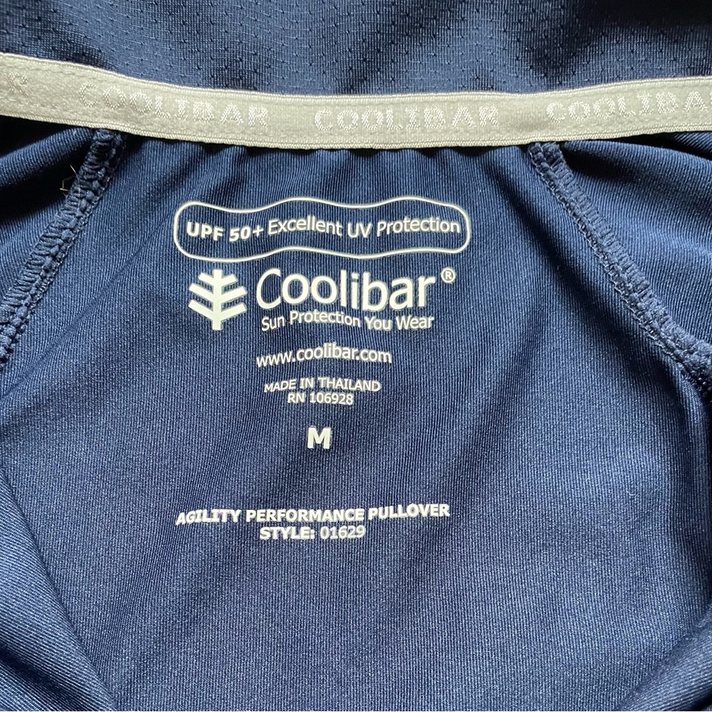 Coolibar Agility Performance 1/4 Zip Pullover Men… - image 3
